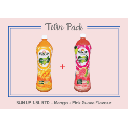 Promo Pack Sun Up 1.5L RTD (Mango And Pink Guava Flavour) 