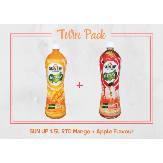 Promo Pack Sun Up 1.5L RTD (Mango and Apple Flavour) 
