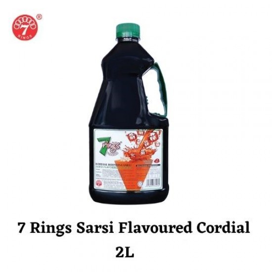 7 Rings 2L Sarsi Flavoured Cordial