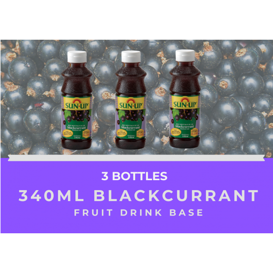 Sun Up 340ml Blackcurrant Fruit Drink Base Concentrate Sun Up 340ml Blackcurrant Fruit Drink Base Concentrate