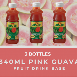 Sun Up 340ml Pink Guava Fruit Juice Base Concentrate