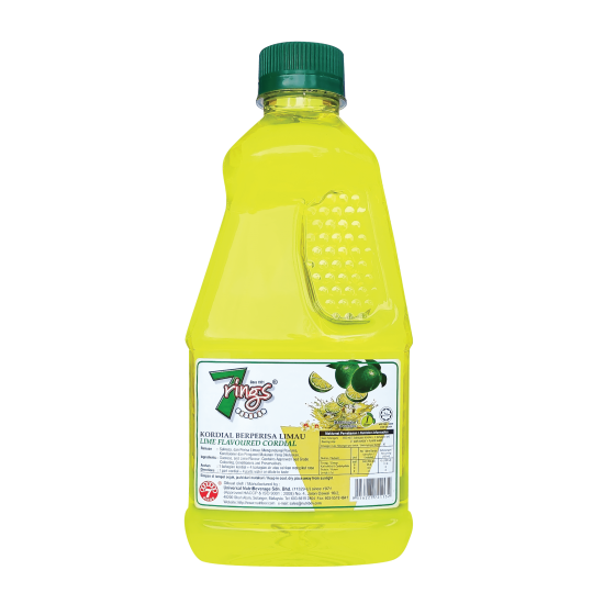 7 Rings 1L Lime Flavoured Cordial 7 Rings 1L Lime Flavoured Cordial