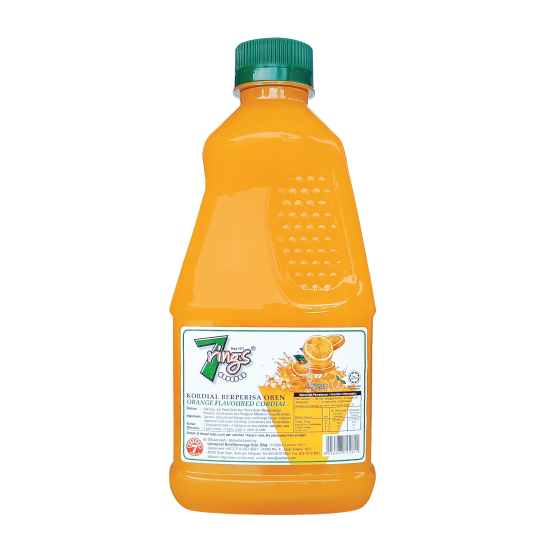 12Bottles 7 Rings 1L Orange Flavoured Cordial 12Bottles 7 Rings 1L Orange Flavoured Cordial