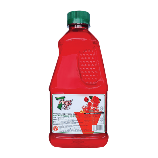 12Bottles 7 Rings 1L Rose Flavoured Cordial 12Bottles 7 Rings 1L Rose Flavoured Cordial