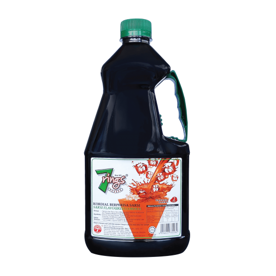 6 Bottles 7 Rings 2L Sarsi Flavoured Cordial 6 Bottles 7 Rings 2L Sarsi Flavoured Cordial