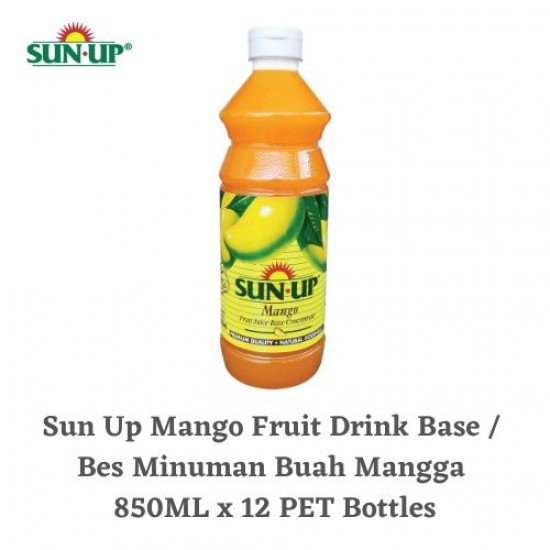 12Bottles Sun Up Mango Fruit Juice Base concentrate