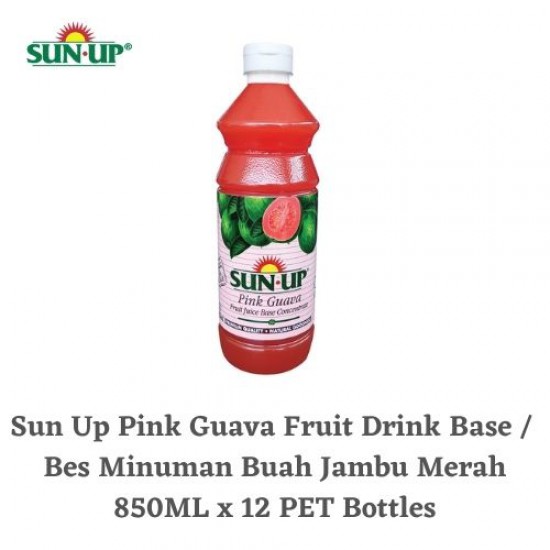 12Bottles Sun Up Pink Guava Fruit Juice Base concentrate