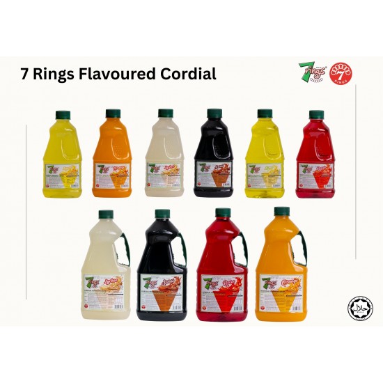 7 Rings 1L Lychee Flavoured Cordial 7 Rings 1L Lychee Flavoured Cordial