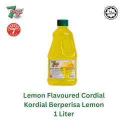 7 Rings 1L- Lemon Flavoured Cordial 