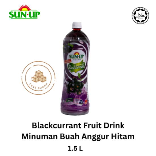 Sun Up 1.5L Blackcurrant Ready-To-Drink Fruit Drink