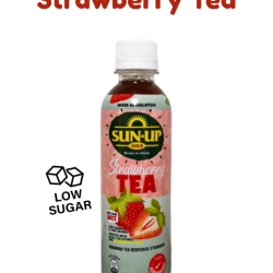 4 bottles Sun Up Gold 250ml Strawberry Fruit Tea