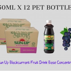12Bottles Sun Up Blackcurrant Fruit Juice Base concentrate